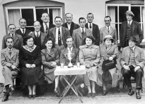 Ewe and Lamb Darts team, 1950s.